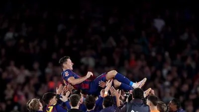 برشلونة يتجاوز ريال بيتيس في ليلة وداع ليفاندوفسكي الأخيرة على كامب نو