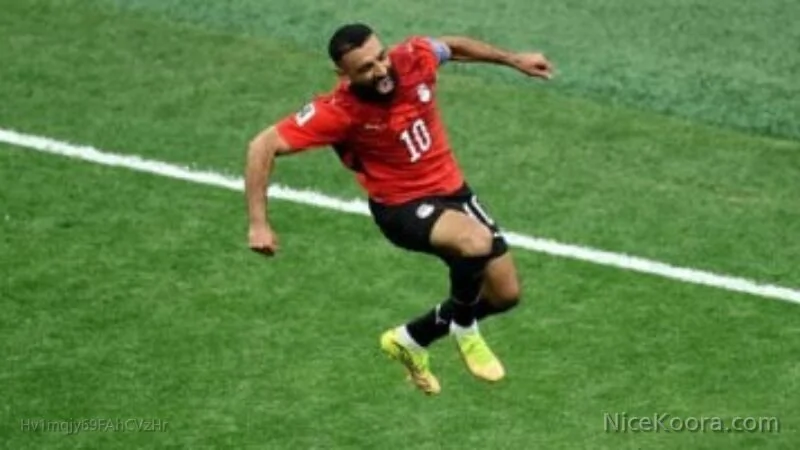محمد صلاح يحرز الهدف الثاني لمنتخب مصر أمام نيوزيلندا في كأس العالم