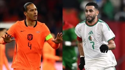 القنوات الناقلة لمباراة هولندا والجزائر الودية استعدادًا لكأس العالم 2026.. وكيفية مشاهدتها عبر الإنترنت