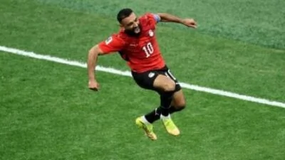 محمد صلاح يحرز الهدف الثاني لمنتخب مصر أمام نيوزيلندا في كأس العالم