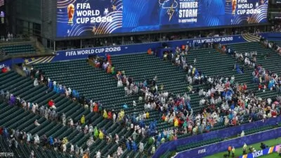 مونديال 2026.. تعليق مباراة فرنسا والعراق بسبب عاصفة رعدية