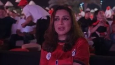 أنغام تتألق بأداء بلادي بلادي وسط جمهور فان زون المتحدة بالعاصمة الجديدة